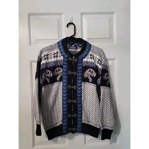 Northern Lights Clothing Co Eagle Cardigan Women's Small Sweater Metal Clasp